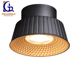 [DGPR-1028051] Lámpara LED Decorativa de Superficie, DG50880C, 6W, NW 4000K, 85-265Vac, Dimensiones: Φ150x96mm, IP20, Negro