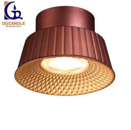 [DGPR-1028052] Lámpara LED Decorativa de Superficie, DG50880C, 6W, NW 4000K, 85-265Vac, Dimensiones: Φ150x96mm, IP20, Rose Gold