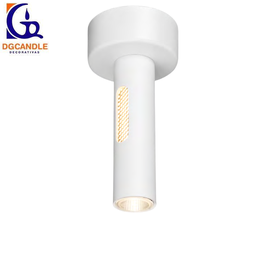 [DGPR-1028066] Lámpara LED Decorativa de Superficie, DG50164C, 5W, NW 4000K, 85-265Vac, Dimensiones: Φ90x190mm, IP20, Blanco