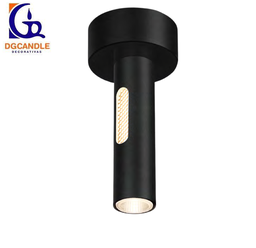 [DGPR-1028067] Lámpara LED Decorativa de Superficie, DG50164C, 5W, NW 4000K, 85-265Vac, Dimensiones: Φ90x190mm, IP20, Negro