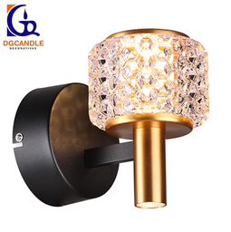 [DGPR-1028112] Lámpara LED Decorativa de Pared (Aplique), DG60240W, 6W, NW 4000K, 85-265Vac, Dimensiones: 178x120x170mm, IP20, Dorado con Negro