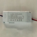 Driver p/Lampara LED, IP20, 25-36W, 85-265Vac, Output: 75-135Vdc, 300mA