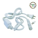 Power Cord para Manguera LED de Navidad, 110Vac