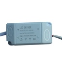 Driver p/Lampara LED, IP20, 12-18W, 85-265Vac, Output: 36-60Vdc, 300mA