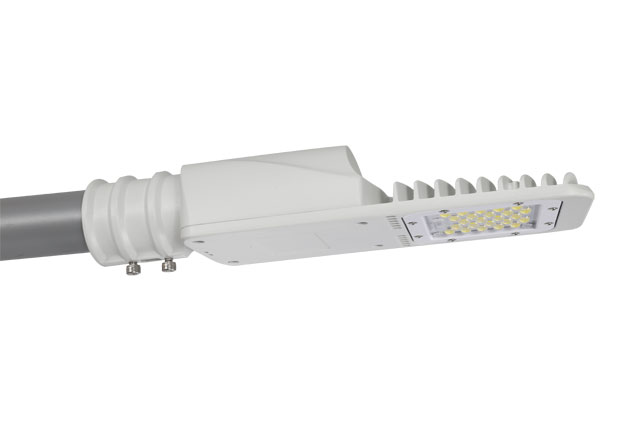 Lampara Street Light LED Modular T1Q-1 con Fotocelda Integrada, 60W, 5000K, 2219, Type II Medium, SANAN 5050, 100,000 horas de vida util, 100-277Vac, IP68, Gris
