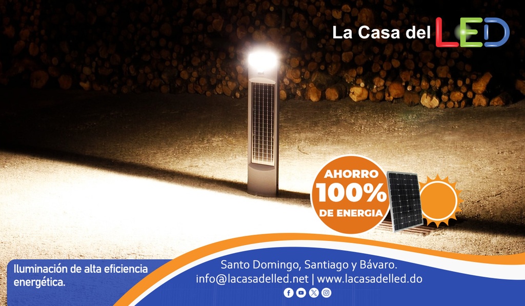 Bolardo LED de 20W con Panel Solar Integrado de 11Wp+9Wp y Sensor de Movimiento, NW 4000K, 120 Grados, Con Bateria de Litio de 38.4Wh, 6.4V, 6000mAh, IP65, Negro