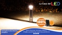 Bolardo LED de 20W con Panel Solar Integrado de 11Wp+9Wp y Sensor de Movimiento, NW 4000K, 120 Grados, Con Bateria de Litio de 38.4Wh, 6.4V, 6000mAh, IP65, Negro