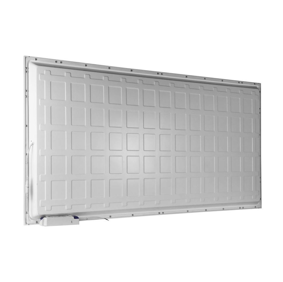 Kit Panel LED Rectangular de Luz Directa (Back Lit), p/Empotrar, 72W (2x36W), 24&quot;x48&quot; (600x1200mm), CW 6000K, 100-277Vac, Borde Blanco, Con Driver IP20