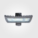Lampara Wall Pack LED, 80W, 5000K, 100-277Vac, IP66, 120 Grados, 110Lm/W