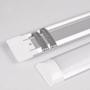 Lampara Slim Lineal de Superficie LED, 36W, 47.24&quot;(1200mm), CW 6000K, Difusor Opal, 100-265Vac, IP20, 120 Grados, Incluye: Clips