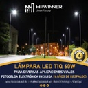 Lampara Street Light LED Modular T1Q-1 con Fotocelda Integrada, 60W, 5000K, 2219, Type II Medium, SANAN 5050, 100,000 horas de vida util, 100-277Vac, IP68, Gris