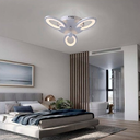 Lampara LED Decorativa de Superficie, DG50801C, 30W, 3x10W, NW 4000K, 85-265Vac, Dimensiones: 570x570x90mm, IP20