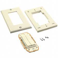 Interruptor Inalambrico Doble (Blanco, 4, 69.85x15.75x114.3 mm, 902 MHz)