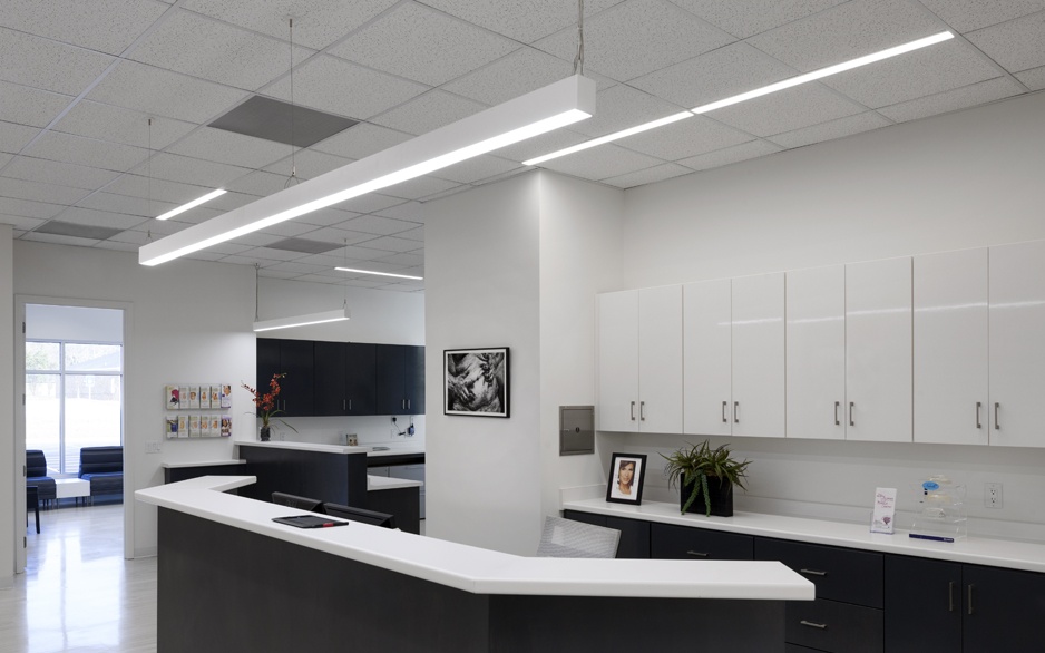 Lámpara Lineal Light para Colgar LED, 80W, 96"(240cm), NW 4000K, Frost, 100-240Vac, 120 Grados