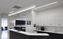 Lámpara Lineal Light para Colgar LED, 80W, 96"(240cm), NW 4000K, Frost, 100-240Vac, 120 Grados