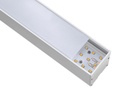 Lámpara Lineal Light para Colgar LED, 80W, 96"(240cm), NW 4000K, Frost, 100-240Vac, 120 Grados