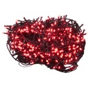 Extensión Navideña LED p/Exterior, 8W, Roja, 200LED/10Metros, 110Vac, Con cable verde de 1.5mm, IP55