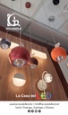 Lámpara LED Decorativa Colgante, DG61240P, 7W, NW 4000K, 85-265Vac, Dimensiones: Φ94x1500mm, IP20, Naranja