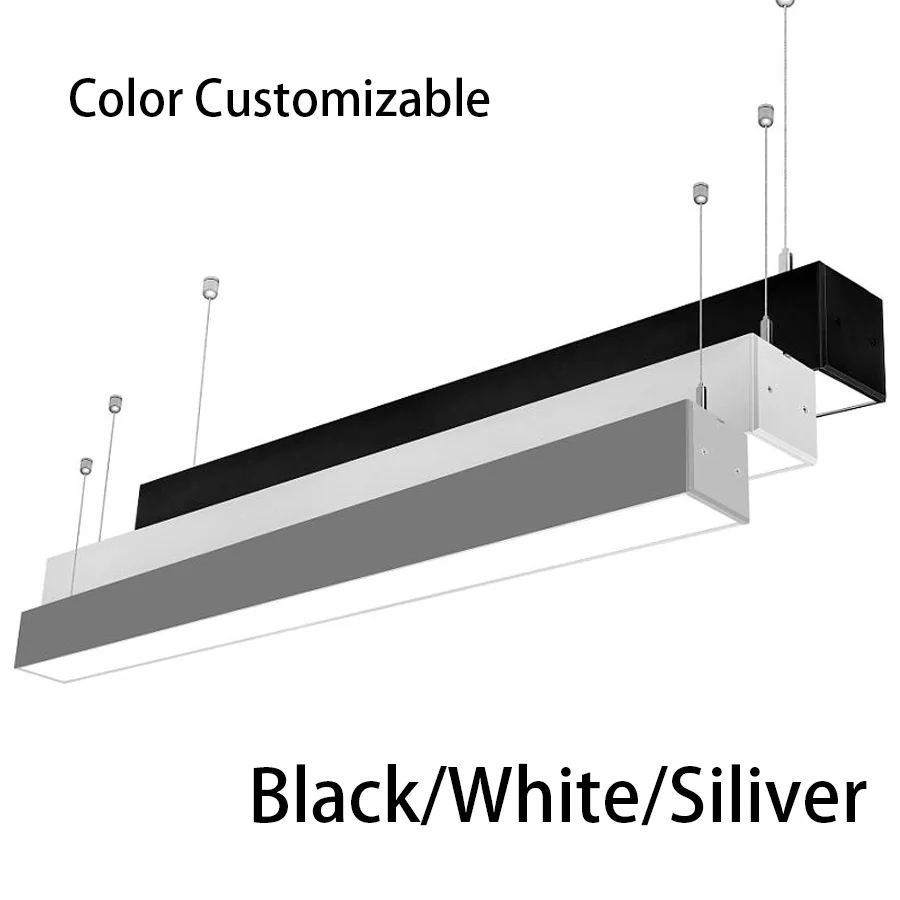 Lámpara Lineal Light para Colgar LED, 40W, 47.24&quot;(120cm), NW 4000K, Frost, 100-240Vac, 120 Grados