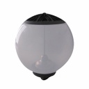 Lampara Garden Light LED tipo Globo, 50W, CW 6000K, 100-240Vac, Base: 178mm, IP65