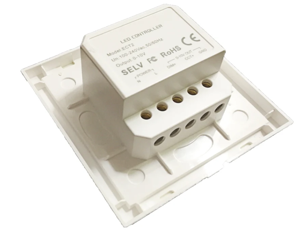 Dimmer Doble Color p/Lámpara LED, 0-10V, 100-240Vac