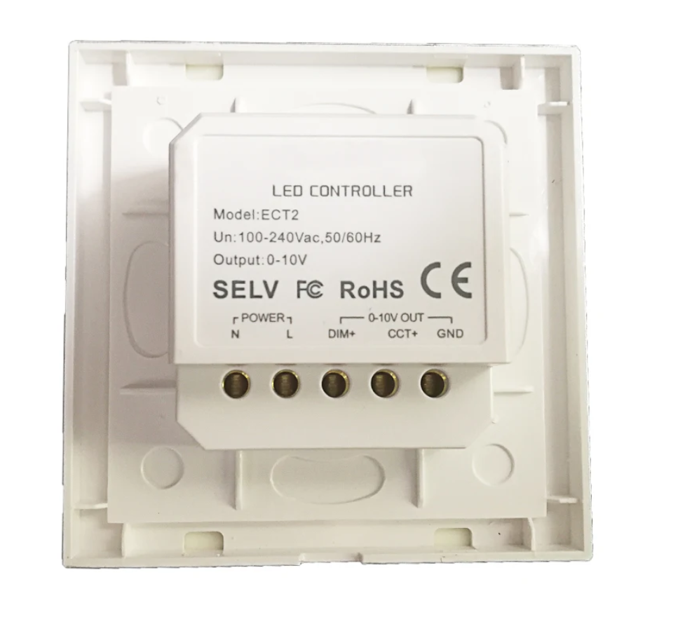 Dimmer Doble Color p/Lámpara LED, 0-10V, 100-240Vac