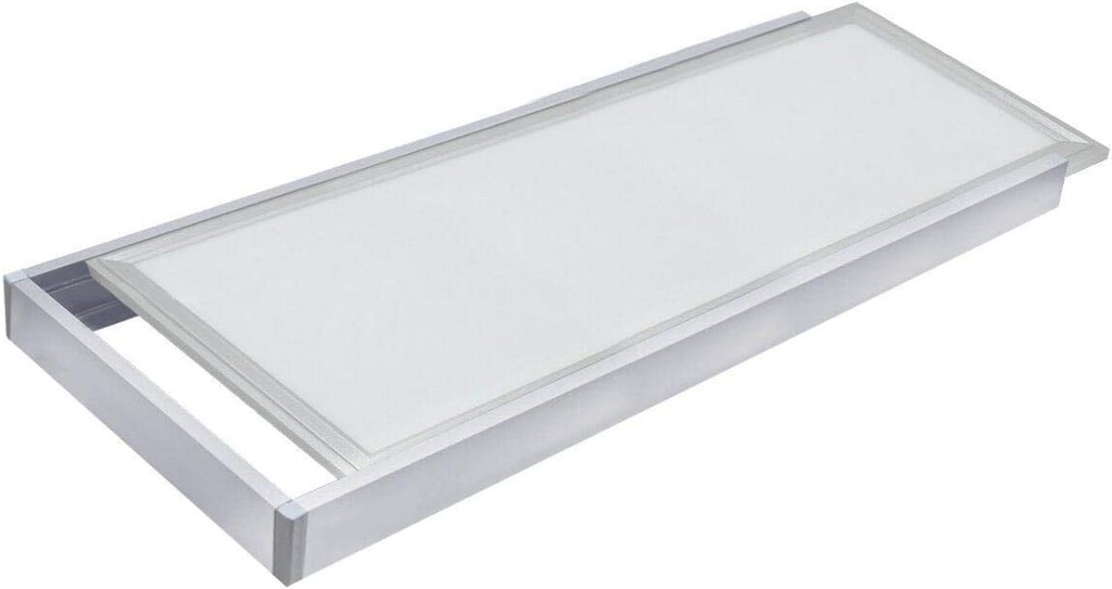 Base de Superficie p/Panel LED de Luz Directa (BackLit), 300x1200mm, Blanco