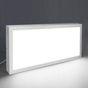 Base de Superficie p/Panel LED de Luz Directa (BackLit), 300x1200mm, Blanco