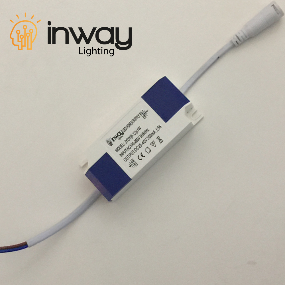 Driver p/Lámpara LED, IP20, 8-12W, 100-265Vac, Output: 24-45Vdc, 300mA