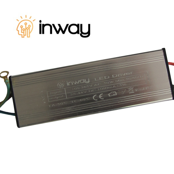 Driver p/Lampara LED, IP65, 50W, 100-265Vac, Output: 28-44Vdc, 1000mA, 4KV, PF&gt;0.9