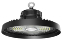 Lámpara High Bay SMD LED, Tipo UFO, 300W, CW 6000K, 100-277Vac, Supresor de Pico 4KV, IP65, 90 Grados