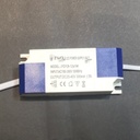 Driver p/Lámpara LED, 8-12W, 85-265Vac, Output: 23-42Vdc, 300mA, IP20