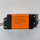 Driver p/Lámpara LED, IP20, 4-7W, 100-260Vac, Output: 15-21Vdc, 280mA