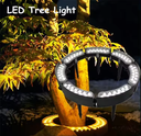 Lámpara LED para Árbol tipo Hugging, 12W, RGB, 24Vdc, 24 Grados, Dimensiones: 200x40x45mm, IP65 con Control