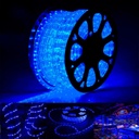 Manguera LED de Navidad de 2 pin, 110Vac, IP65, Azul, 36Led/Mts, 360 Grados