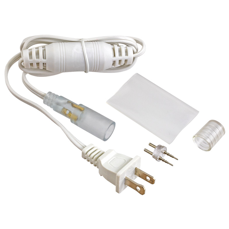 Power Cord para Manguera LED de 2 pin de Navidad, 110Vac