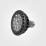 Bombilla LED, PAR (IP20 , COB, CW 6000K, E27, Negro, 12W, 100-260Vac, PAR30)