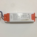 Driver p/Lámpara LED Triac Dimmable, IP20, 30W, 90-140Vac, Output: 25-38Vdc, 750mA, PF: 0.90