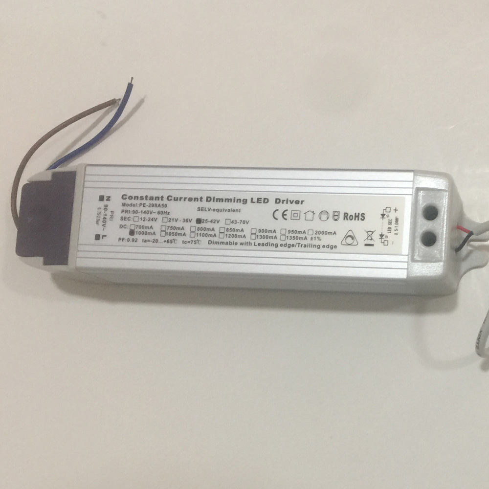 Driver p/Lámpara LED Dimmable 0-10V, IP20, 72W, 100-240Vac, Output: 42-60Vdc, 1200mA