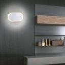 Lámpara LED Decorativa de Pared (Aplique), DG60438W, 7W, WW 3000K, 85-265Vac, Dimensiones: Φ180X96XH45MM, IP20