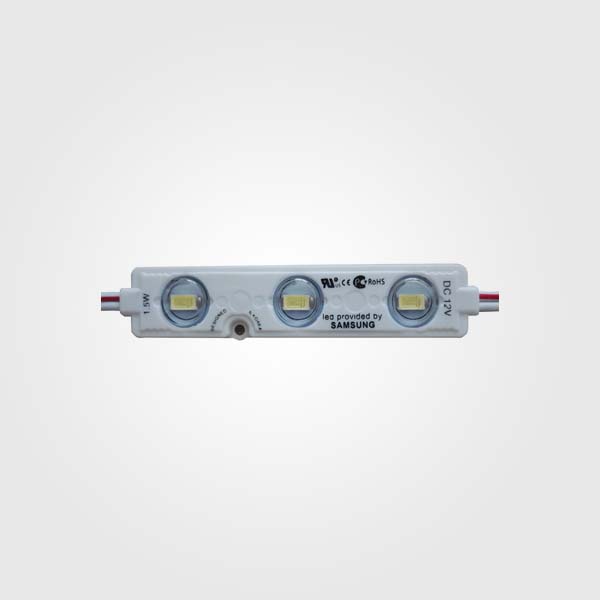 Modulo LED, SMD5730, 3LED, 1.5W, CW 6000K, 12Vdc, 70*15mm, IP68, 120 Grados