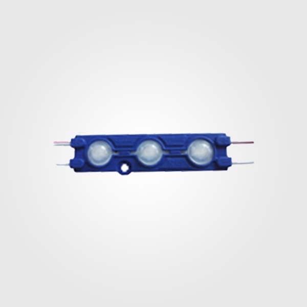 Modulo LED, SMD2835, 3LED, 1.5W, Azul, 12Vdc, 70*15mm, IP68, 160 Grados