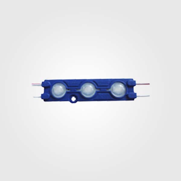 Modulo LED, SMD2835, 3LED, 1.5W, Azul, 12Vdc, 70*15mm, IP68, 160 Grados