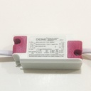 Driver p/Lámpara LED, IP20, 7W, 100-277Vac, Output: 12-24Vdc, 300mA