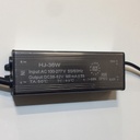 Driver p/Lámpara LED, 36W, 100-277Vac, Output: 38-62Vdc, 600mA, IP65