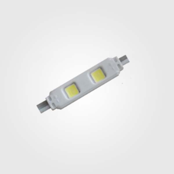 Modulo LED, SMD5054, 2LED, 0.6W, CW 6000K, 12Vdc, 33*08mm, IP68, 120 Grados