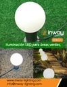 Bolardo LED, DGIN-LL2, 2W, NW 4000K, 24Vdc, Dimensiones: Ø150xH438mm, Material: Aluminio, IP65, 300 Grados, Gris Oscuro