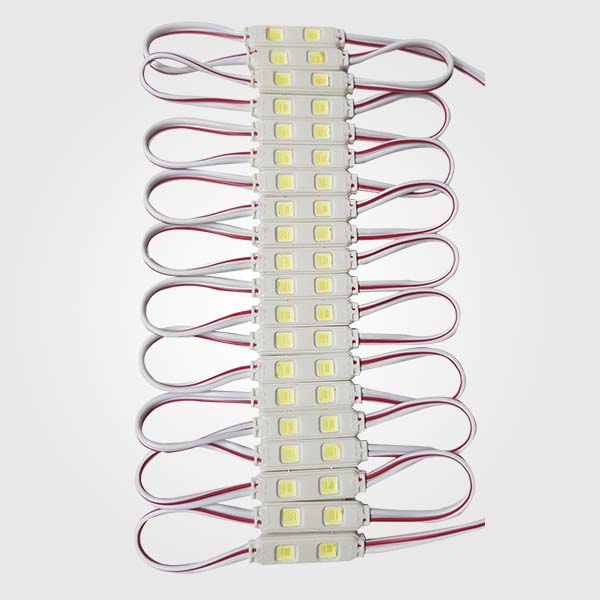 Modulo LED, SMD5054, 2LED, 0.6W, CW 6000K, 12Vdc, 33*08mm, IP68, 120 Grados