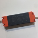 Driver p/Lámpara LED, IP20, 40W, 90-265Vac, Output: 36-55Vdc, 600mA