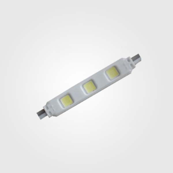 Modulo LED, SMD5054, 3LED, 0.9W, CW 6000K, 12Vdc, 45*08mm, IP68, 120 Grados